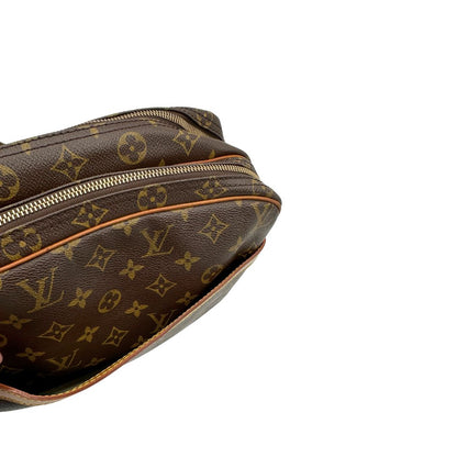 Tasca esterna, Borsa LV Reporter nella versione PM, in canvas monogrammato marrone. Originale, usata, di lusso, in ottime condizioni.