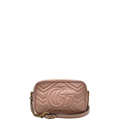 retro Borsa Gucci in pelle rosa nella versione mini, di lusso, originale, ottime condizioni, usata.