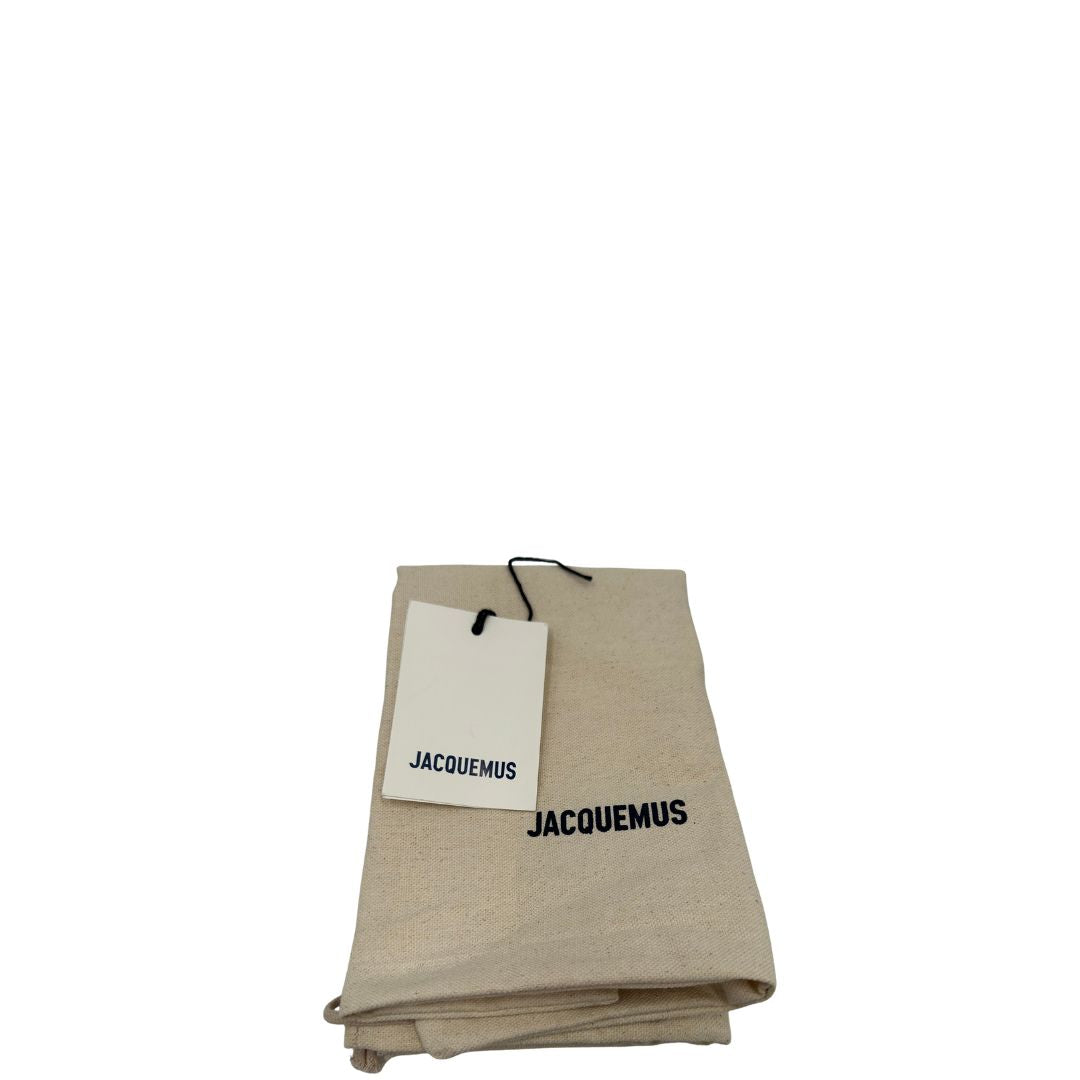 dustbag Borsa Jacquemus nella versione Le Bambino in pelle nera, di lusso, ottime condizioni, usata, originale. 