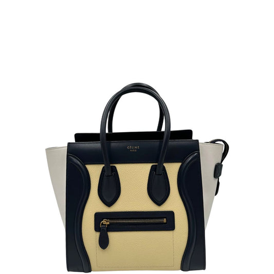 front  Borsa Celine Luggage, munita di doppi manici stondati, di lusso, originale, ottime condizioni, usata. 
