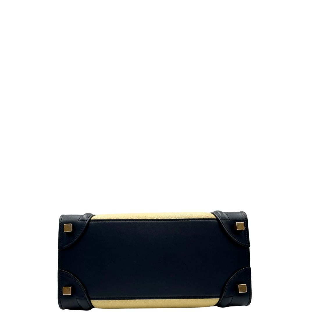 base  Borsa Celine Luggage, munita di doppi manici stondati, di lusso, originale, ottime condizioni, usata. 