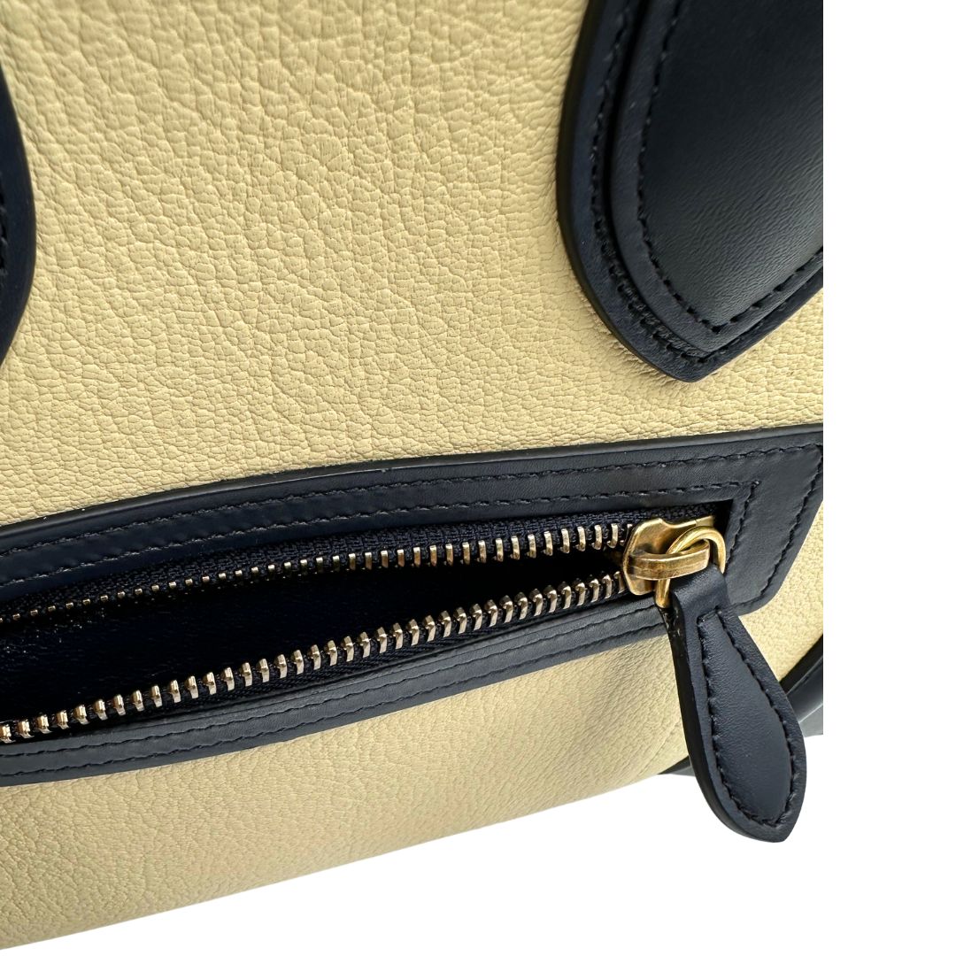  Borsa Celine Luggage, munita di doppi manici stondati, di lusso, originale, ottime condizioni, usata. 
