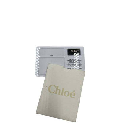interno  Borsa Chloé in pelle nera, indossabile a spalla o a mano, di lusso, originale, ottime condizioni, usata. 
