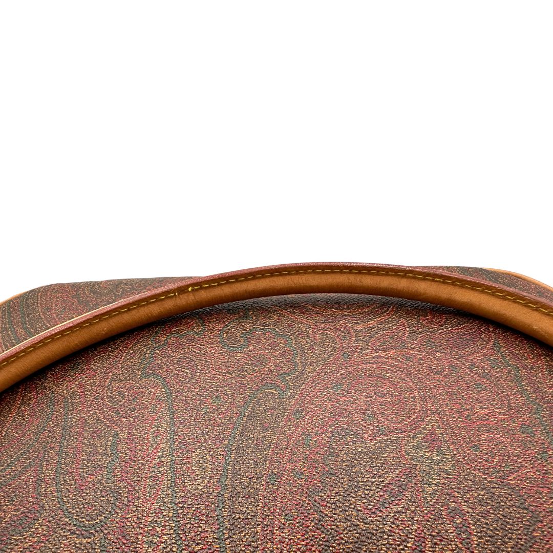 manico Borsa Etro in canvas trama Paisley, indossabile a spalla, di lusso, originale, ottime condizioni, usata. 