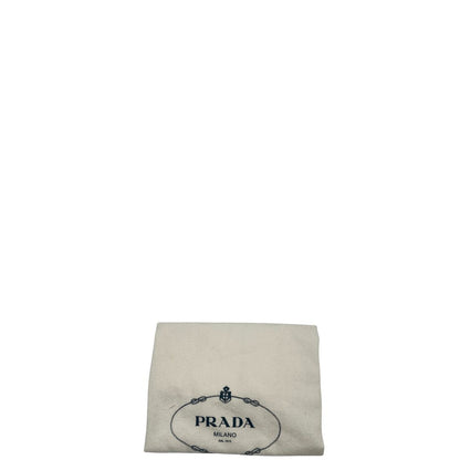Borsa Prada in pelle martellata rossa, di lusso, originale, ottime condizioni, usata.