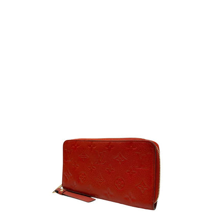 Portadocumenti Louis Vuitton in pelle monogram rossa, di lusso, originale, ottime condizioni, usato.