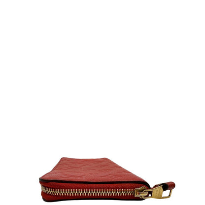 Portadocumenti Louis Vuitton in pelle monogram rossa, di lusso, originale, ottime condizioni, usato.