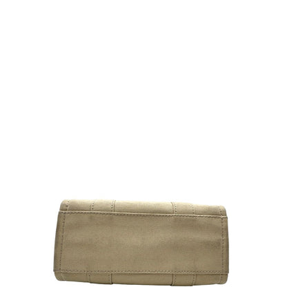 base  Borsa Marc Jacobs in tessuto color sabbia nella versione small, di lusso, originale, ottime condizioni, usata. 