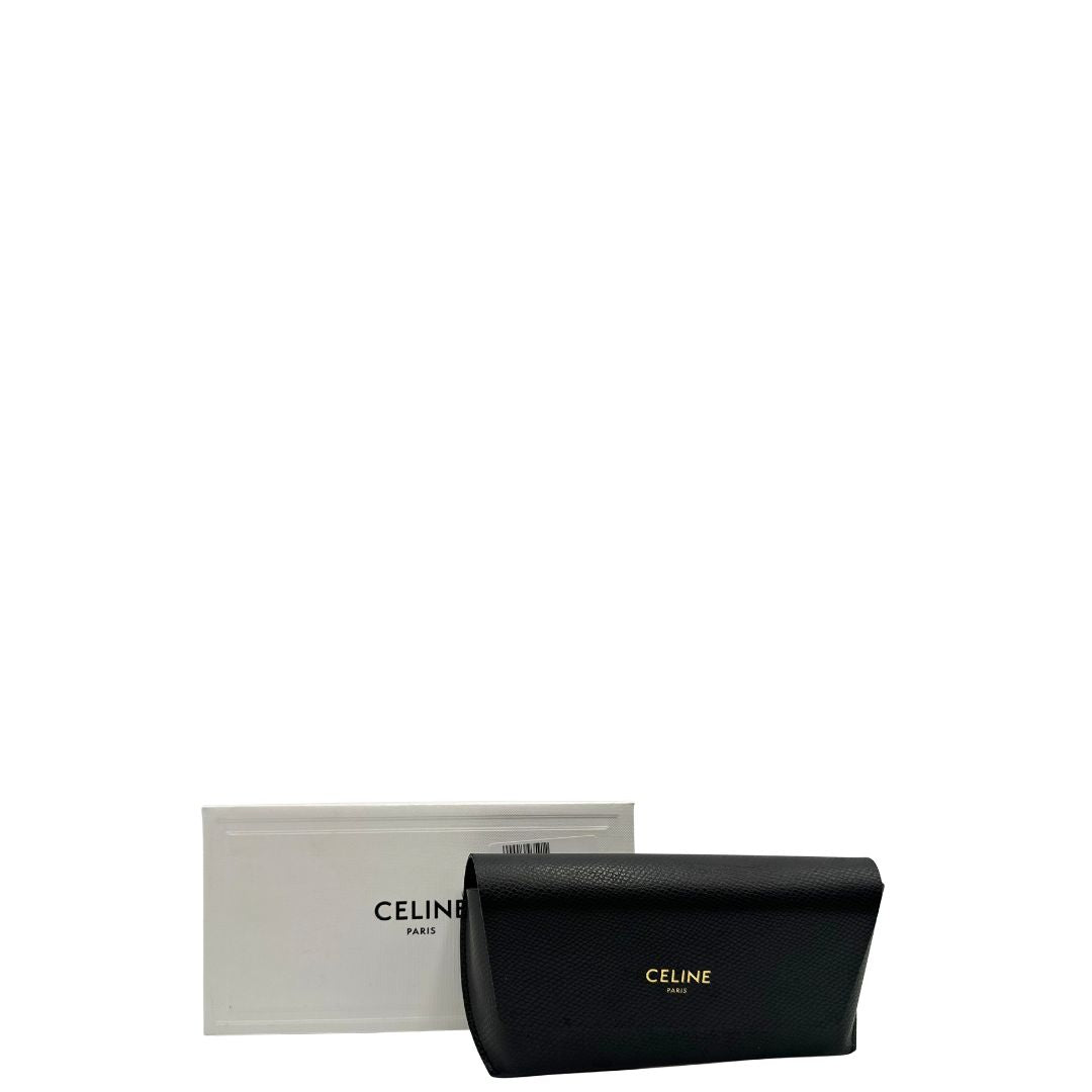 Occhiali da sole Celine in acetato rosa, di lusso, originale, usati.