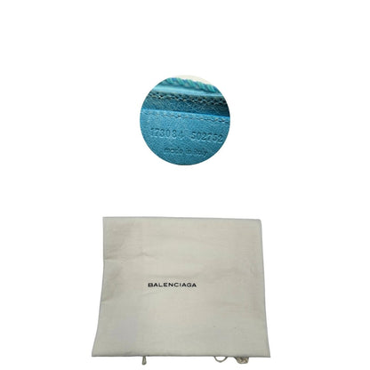 dustbag  borsa Balenciaga City in pelle Arena turchese