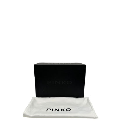 Borsa Pinko in pelle color terracotta trapuntata, di lusso, originale, eccellenti condizioni.