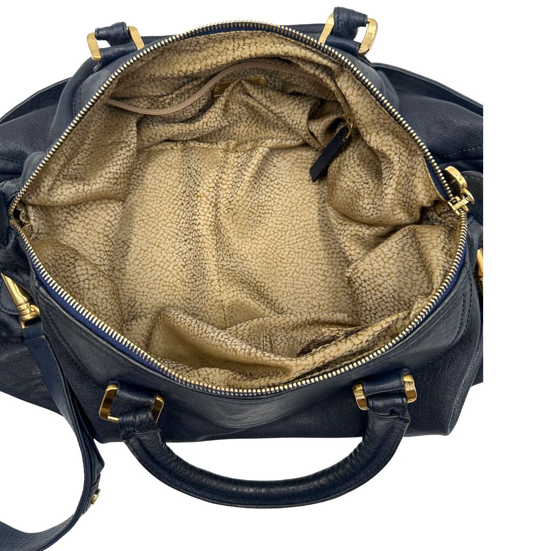 Satchel Borbonese blu