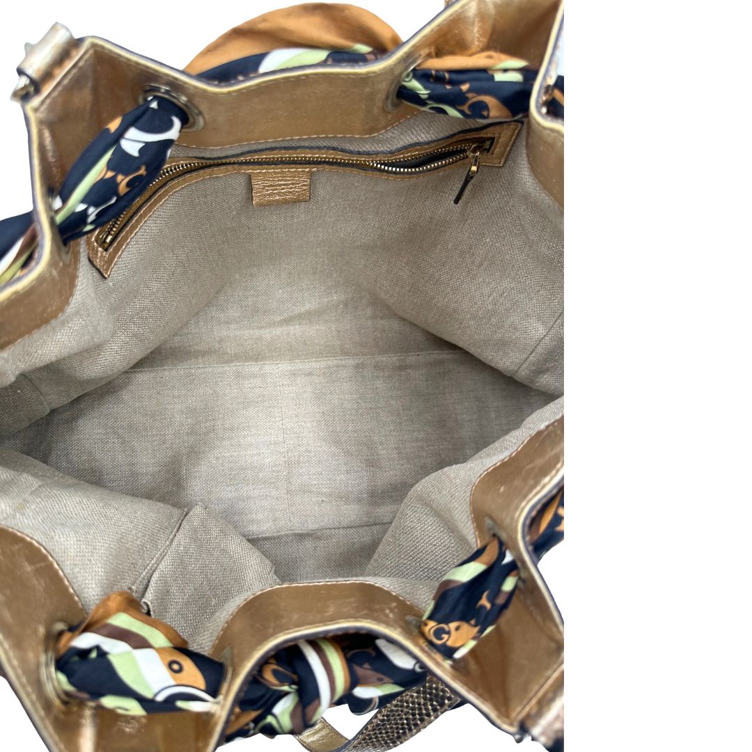 Shopper Gucci Positano animalier