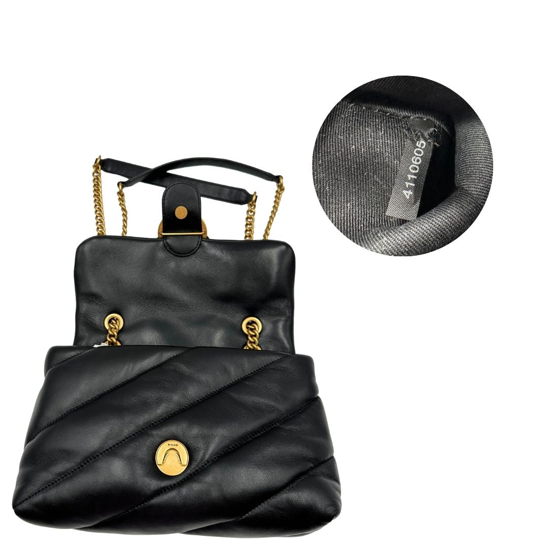Borsa Love Puff Pinko nera
