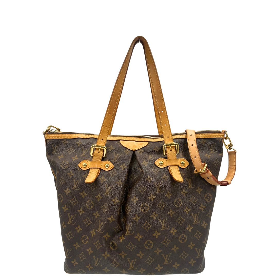 front  Borsa LV Palermo in tela monogram nella versione GM, di lusso, originale, ottime condizioni, usata. 