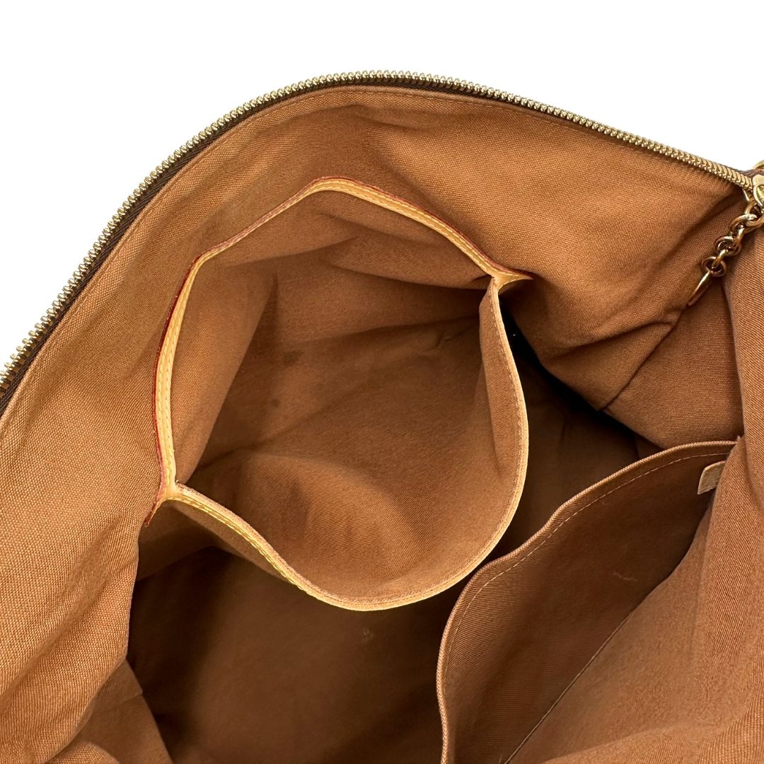 interno  Borsa LV Palermo in tela monogram nella versione GM, di lusso, originale, ottime condizioni, usata. 