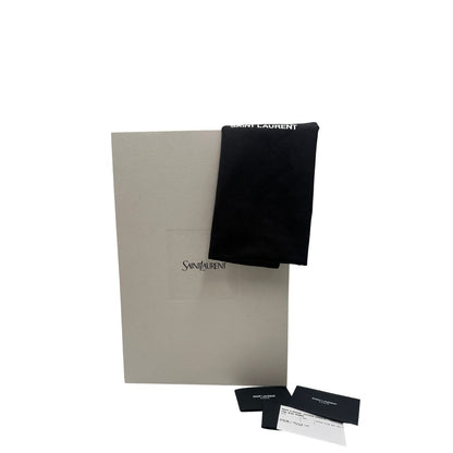 Borsa Saint Laurent LE 5 À 7 in pelle bianca, compatta e spaziosa, puoi portarla a mano o a spalla, di lusso, originale, ottime condizioni, usata.