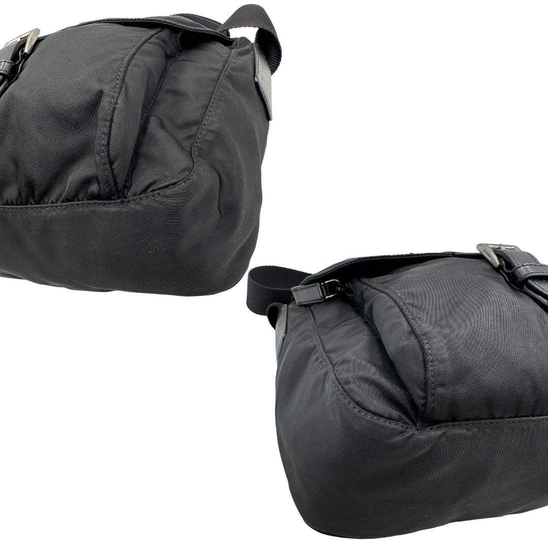 Borsa Prada nylon nera