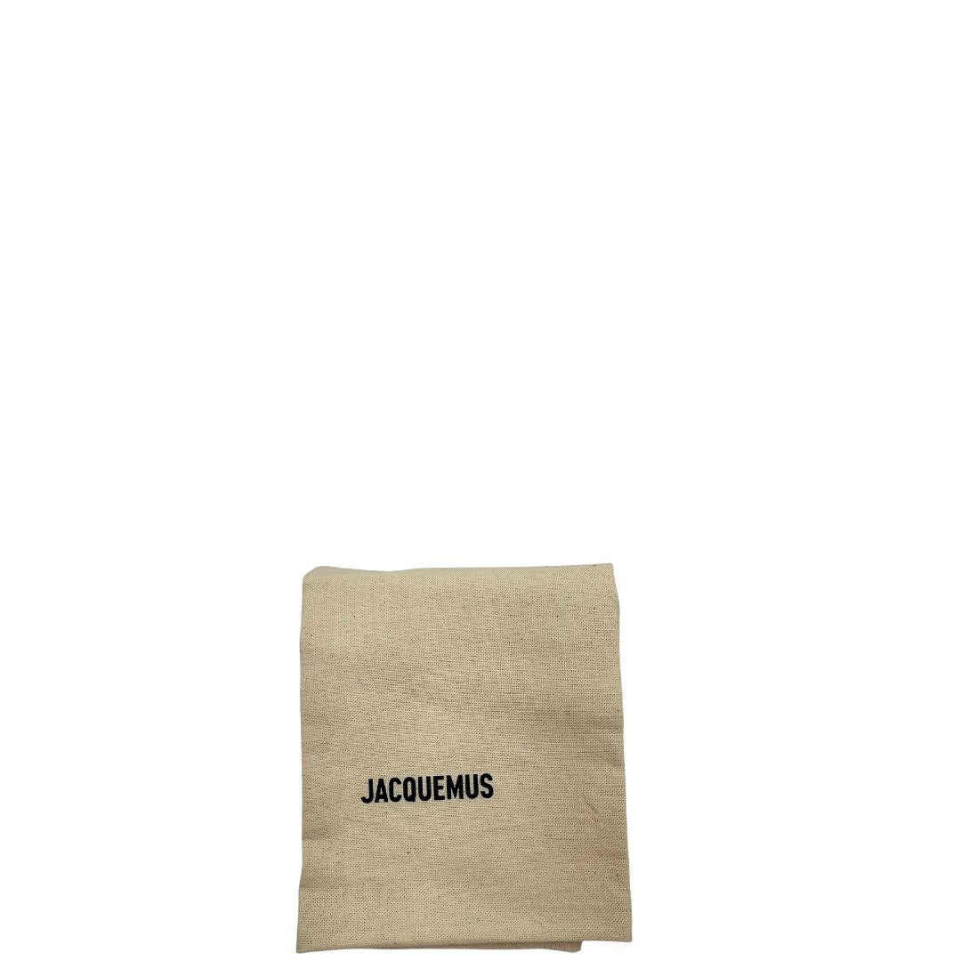 Borsa Jacquemus Le Long Bambino in pelle nera con hardware dorato, di lusso, originale, ottime condizioni, usata.