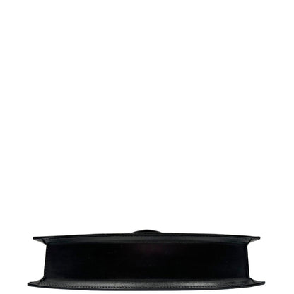 base Borsa Jacquemus Le Long Bambino in pelle nera con hardware dorato, di lusso, originale, ottime condizioni, usata. 