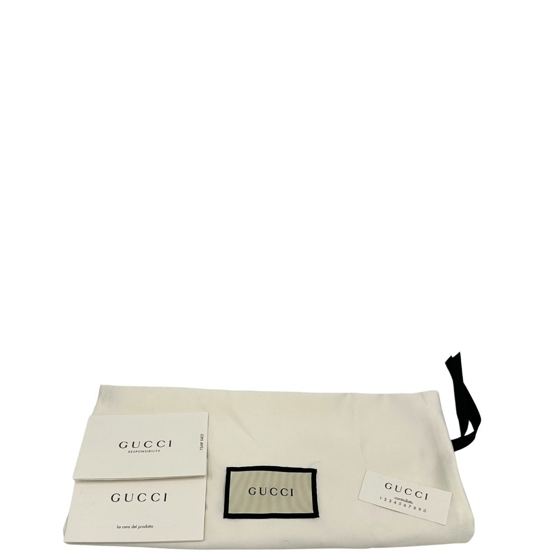 dustbag Camera Bag Gucci nera velvet e hardware dorato, indossabile a tracolla, di lusso, originale, ottime condizioni. 