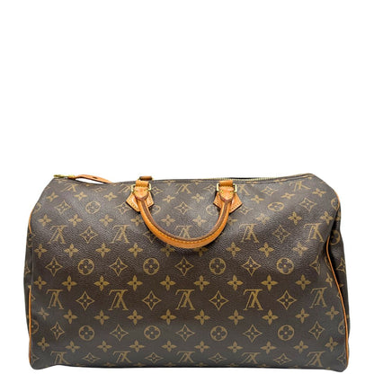 Speedy Louis Vuitton in canvas marrone monogram nella misura 40, di lusso, originale, ottime condizioni, usata.