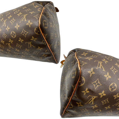Speedy Louis Vuitton in canvas marrone monogram nella misura 40, di lusso, originale, ottime condizioni, usata.