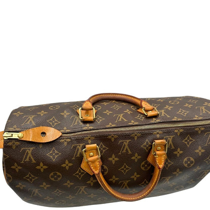 Speedy Louis Vuitton in canvas marrone monogram nella misura 40, di lusso, originale, ottime condizioni, usata.