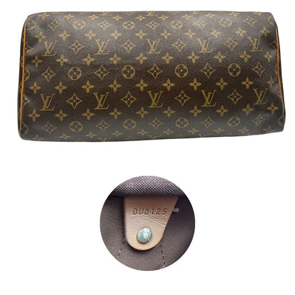 Speedy Louis Vuitton in canvas marrone monogram nella misura 40, di lusso, originale, ottime condizioni, usata.