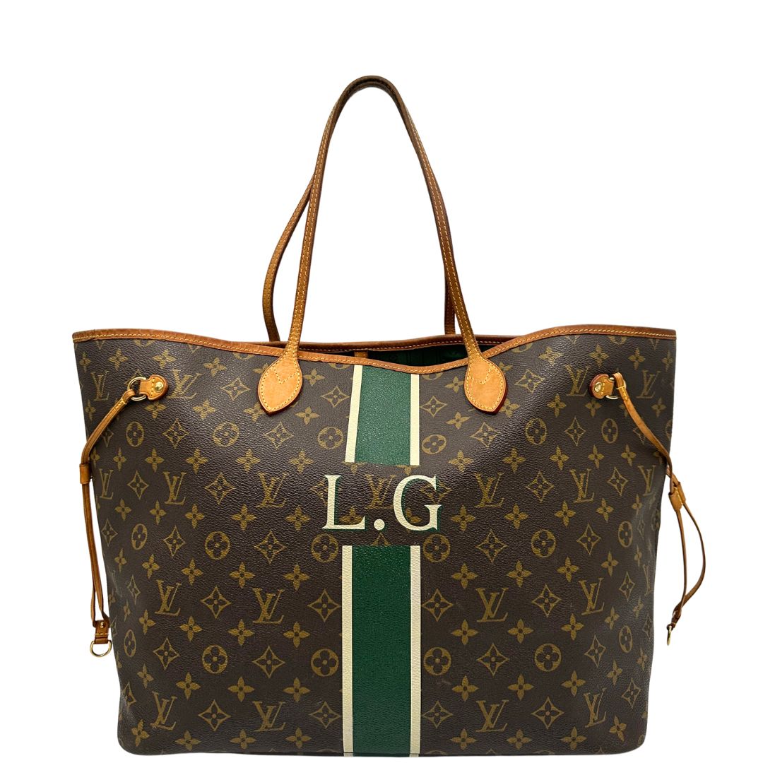 Louis Vuitton Neverfull nella versione GM in canvas monogram, di lusso, originale, ottime condizioni.