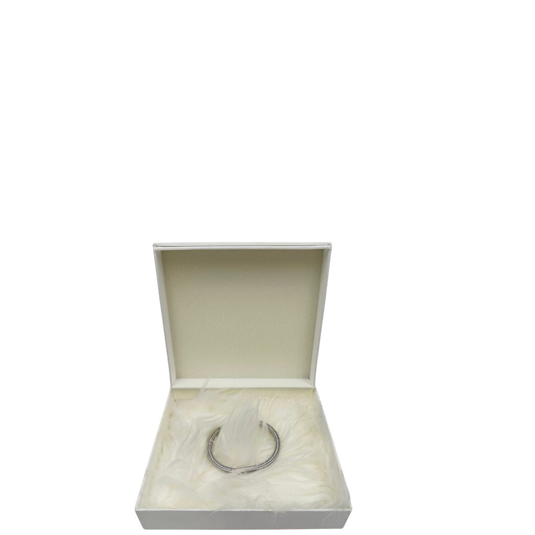  Bracciale Celine in metallo argentato impreziosito da strass
