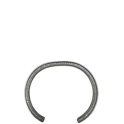  Bracciale Celine in metallo argentato impreziosito da strass