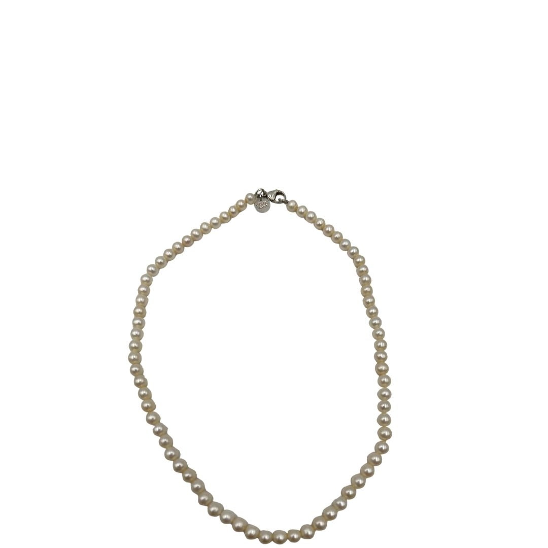 Collana Tiffany&amp;Co. in argento 925 con perle sintetiche.