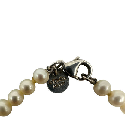 Collana Tiffany&amp;Co. in argento 925 con perle sintetiche.