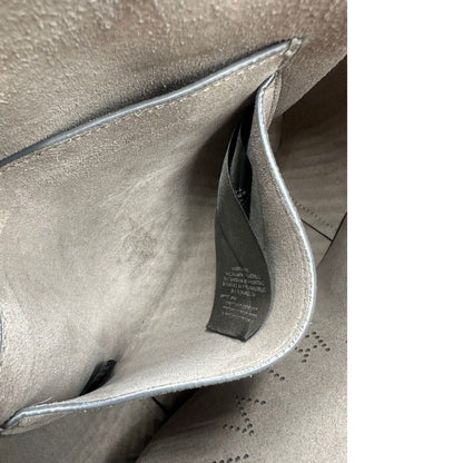 interno Borsa Stella McCartney in ecopelle color azzurro polvere, , di lusso, originale, ottime condizioni, usata 