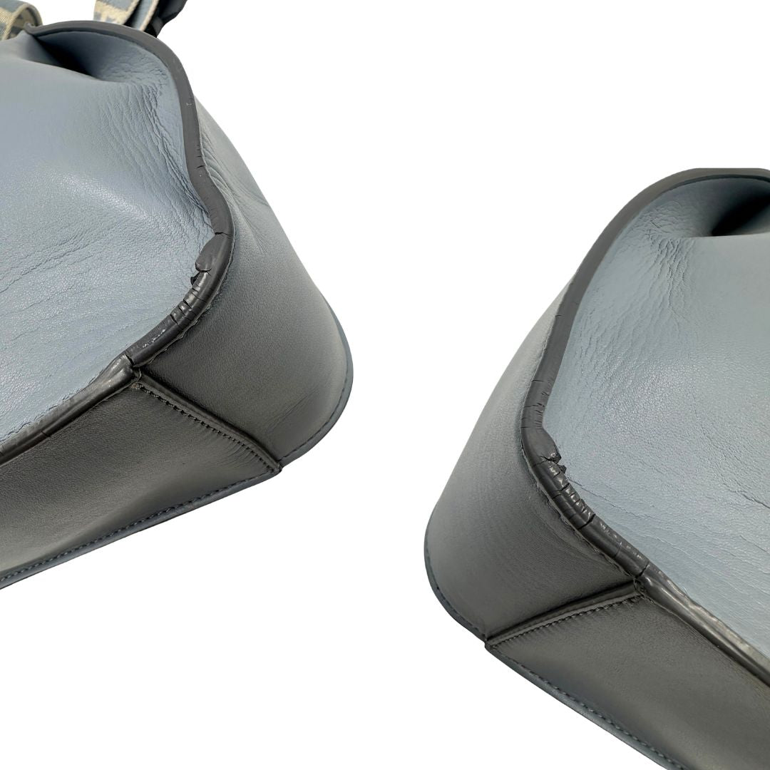 angoli Borsa Stella McCartney in ecopelle color azzurro polvere, , di lusso, originale, ottime condizioni, usata