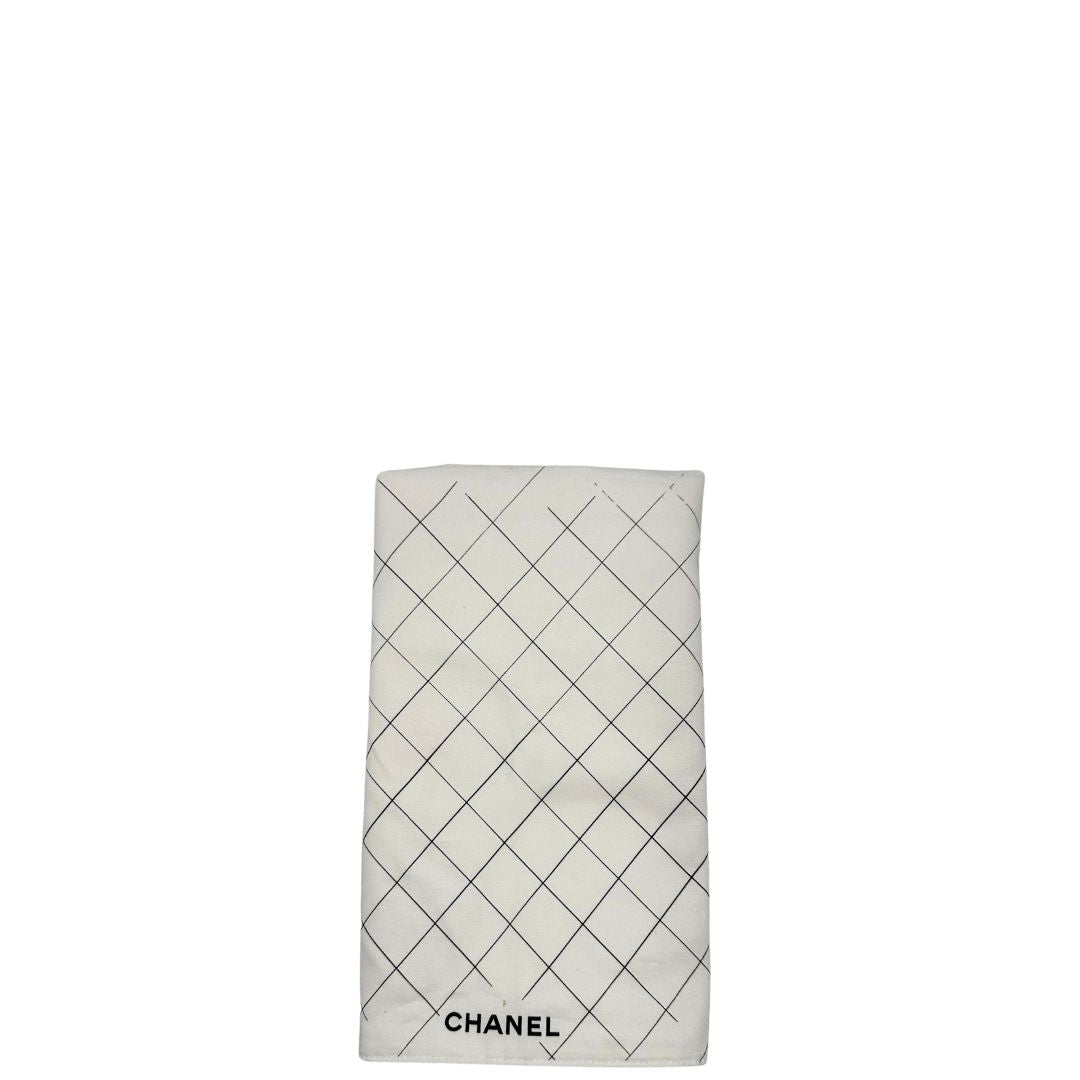 dustbag   Borsa Chanel linea Timeless, in pelle caviar bianca, di lusso, originale, ottime condizioni, usata