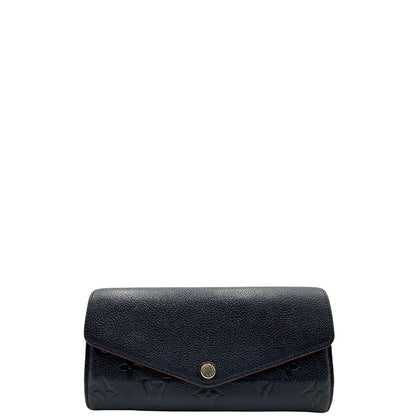 Portafoglio Sarah Louis Vuitton blu