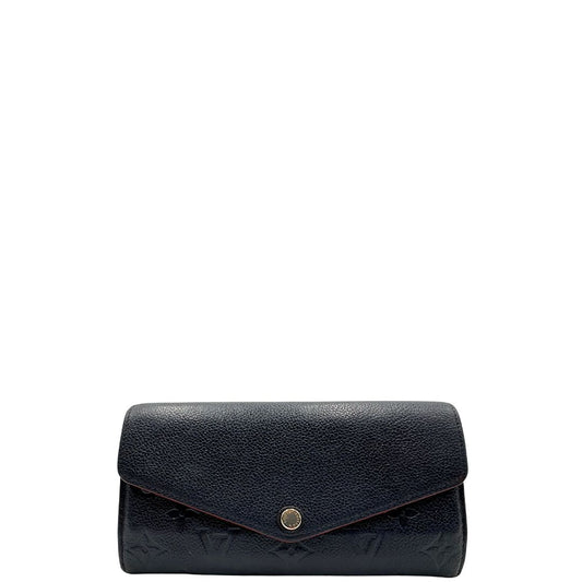 Portafoglio Sarah Louis Vuitton blu