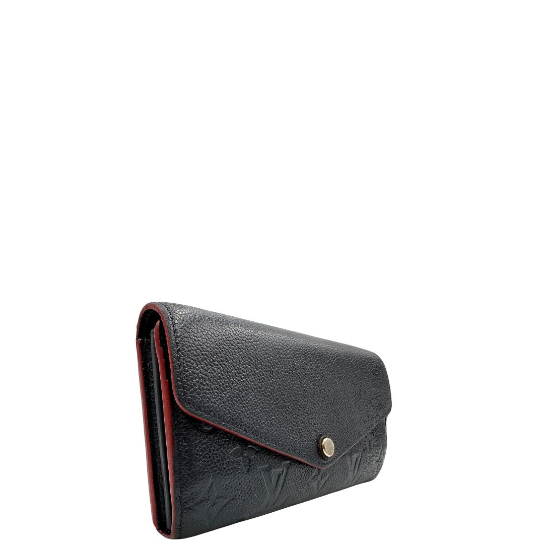 Portafoglio Sarah Louis Vuitton blu