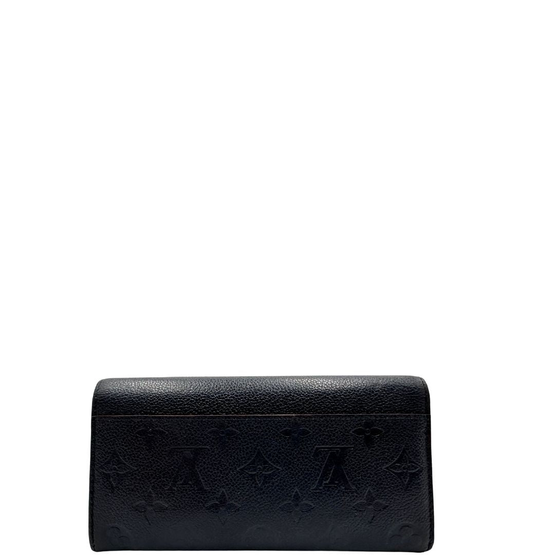 Portafoglio Sarah Louis Vuitton blu