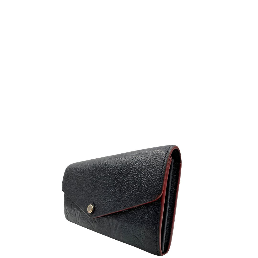 Portafoglio Sarah Louis Vuitton blu