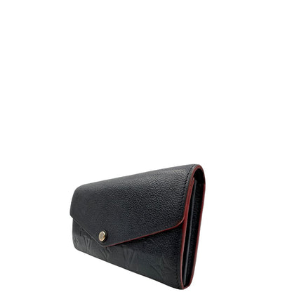 Portafoglio Sarah Louis Vuitton blu