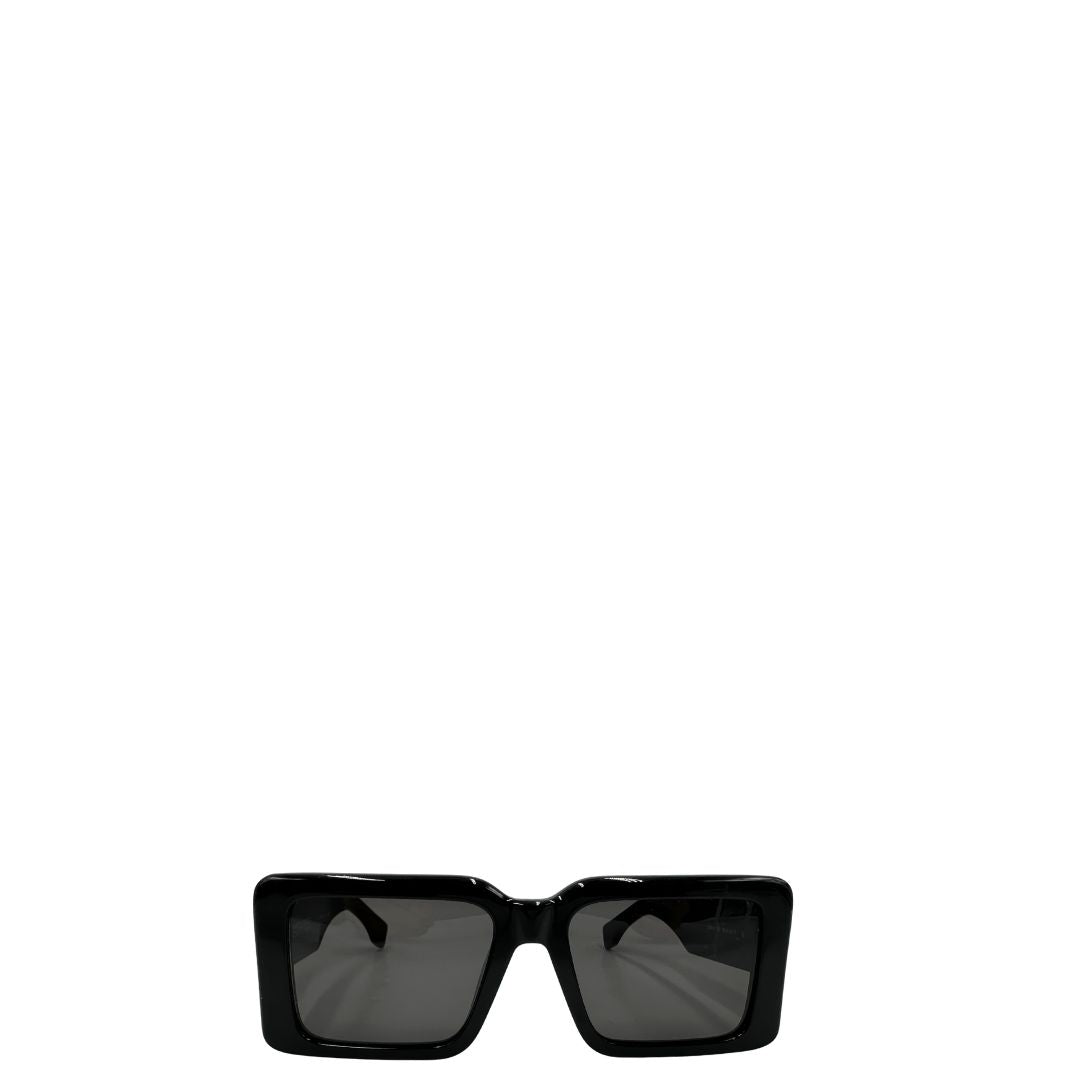 Occhiali da sole Marcelo Burlon in acetato nero, di lusso, originale, ottime condizioni, usati