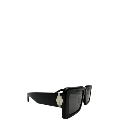 Occhiali da sole Marcelo Burlon in acetato nero, di lusso, originale, ottime condizioni, usati