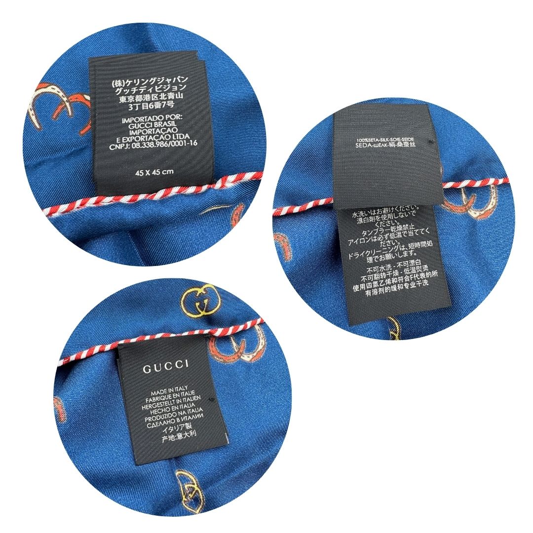 Foulard Gucci blu