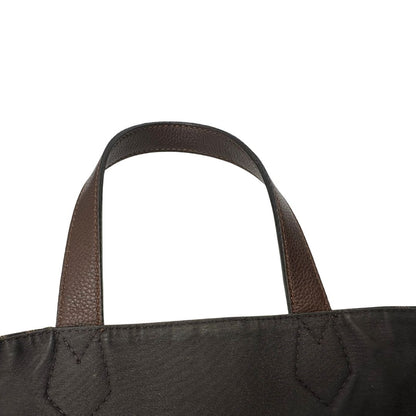  Sac Plat Fendi color tabacco trama Zucca in tessuto e finiture in pelle marrone, di lusso, originale, ottime condizioni 