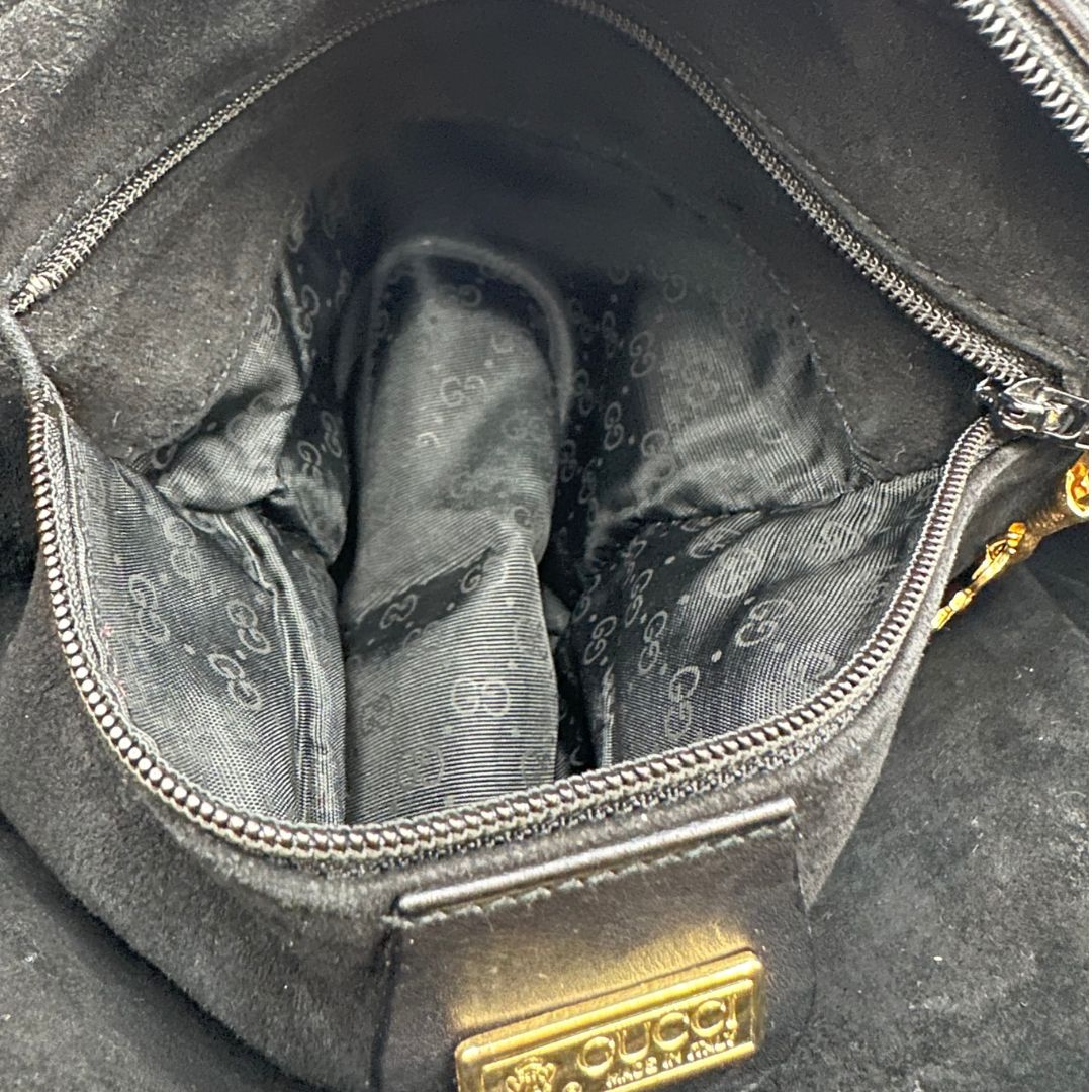 Tracolla Gucci Vintage nera
