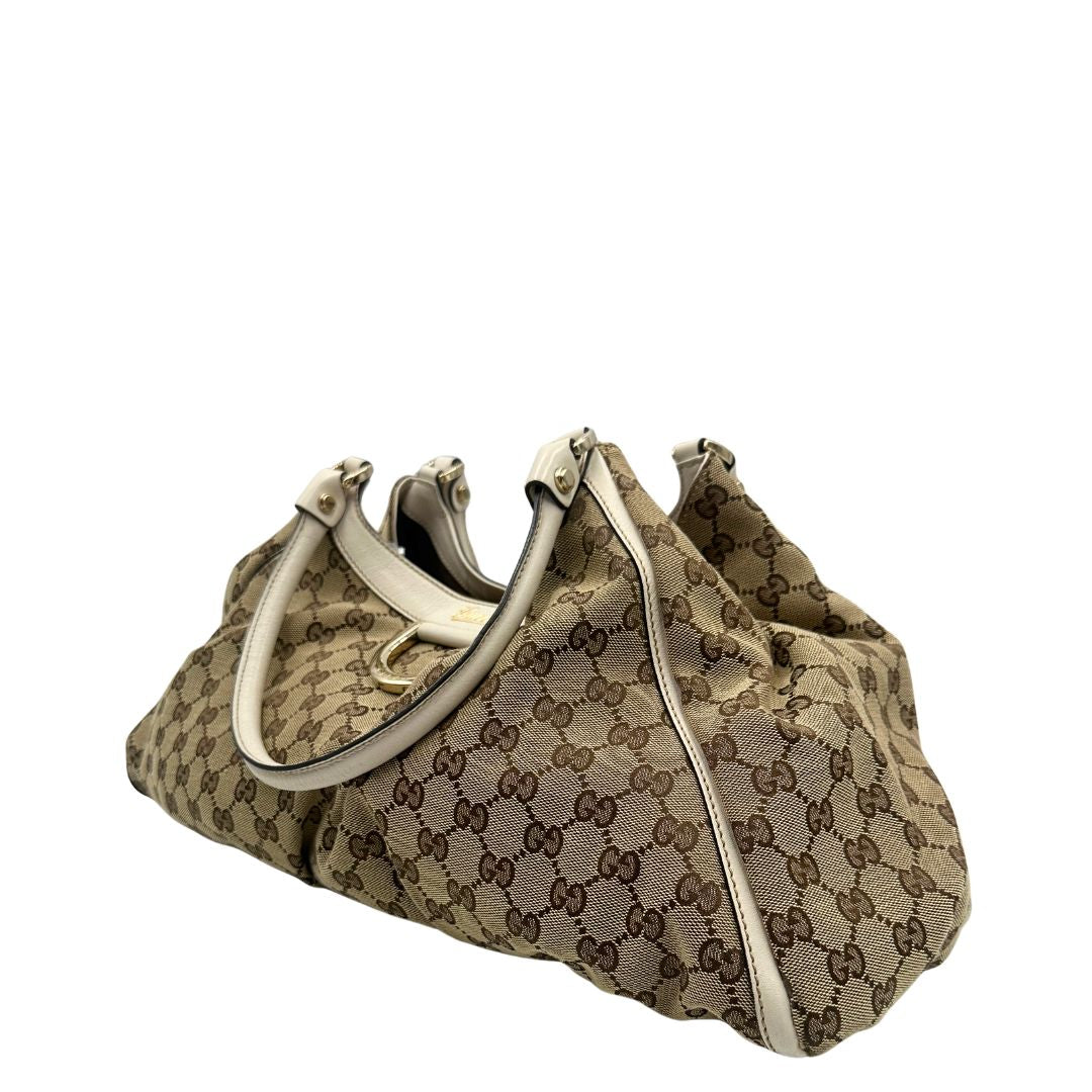 Borsa Gucci Abbey D-Ring beige