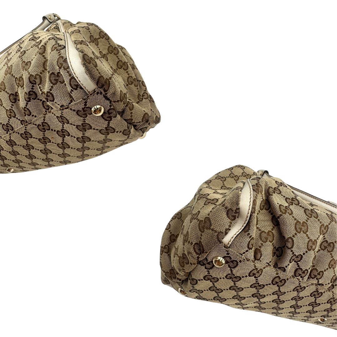 Borsa Gucci Abbey D-Ring beige